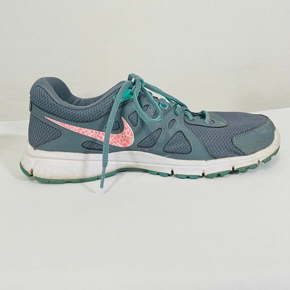 Nike Revolution 2 Running Shoes Gray Pink Aqua Womens 8.5 Sneakers 554902-409 - Picture 6 of 8